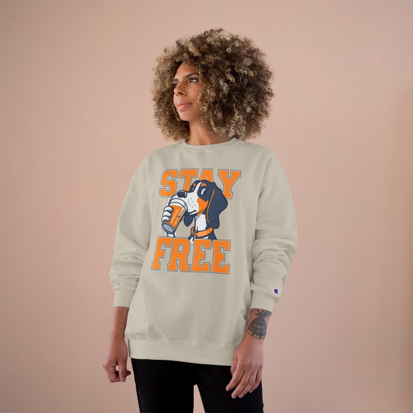 Stay Free Bluetick Champion Crewneck