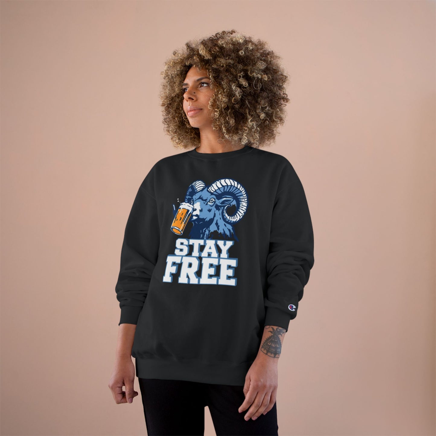 Stay Free Rams Champion Crewneck