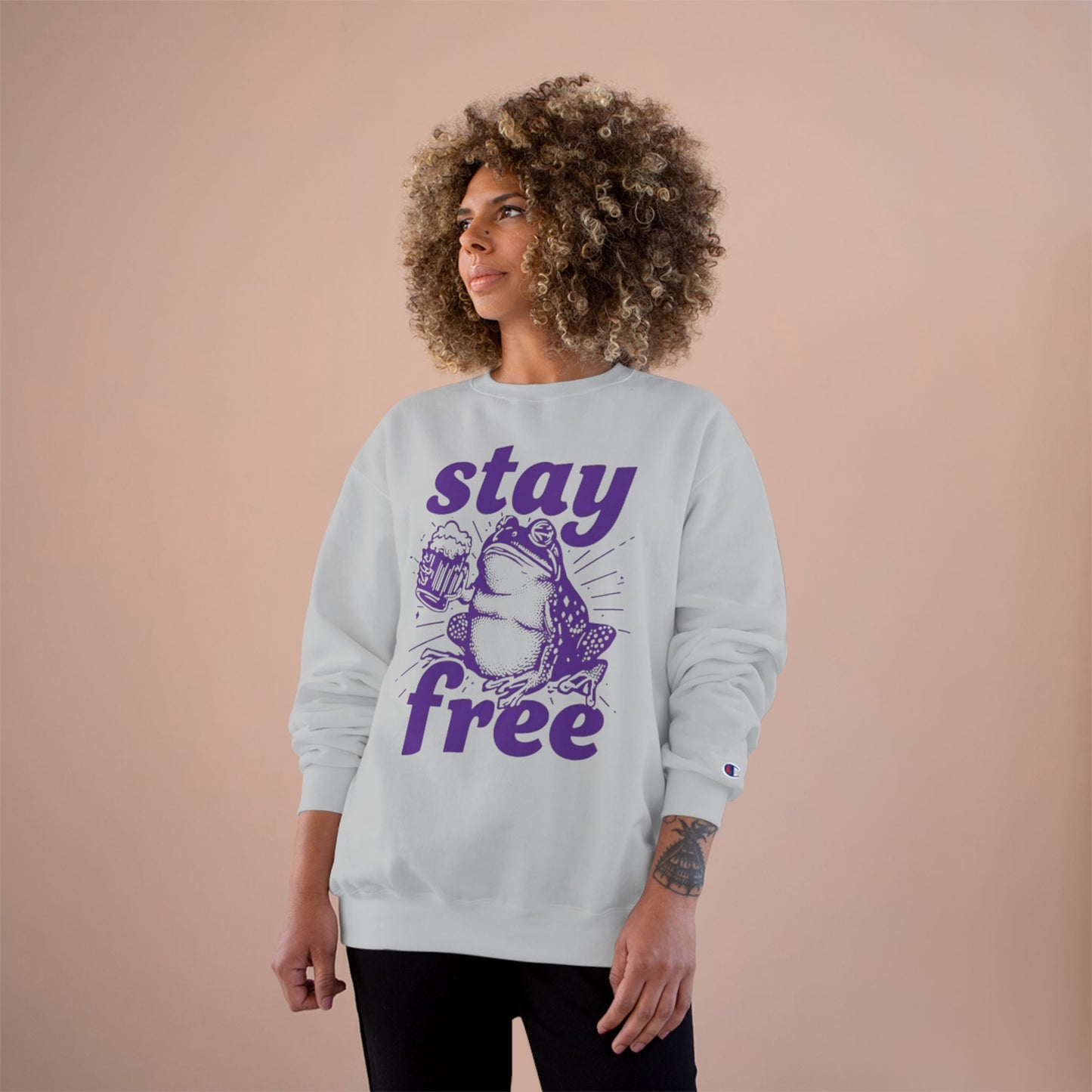 Stay Free Frog Champion Sweatshirt