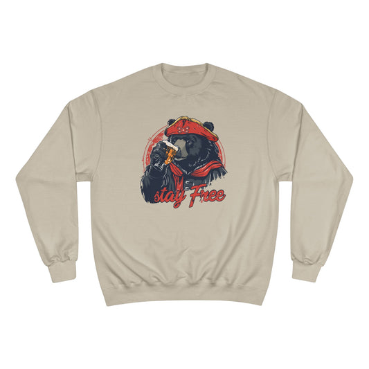 Stay Free Rebel Bears Champion Crewneck