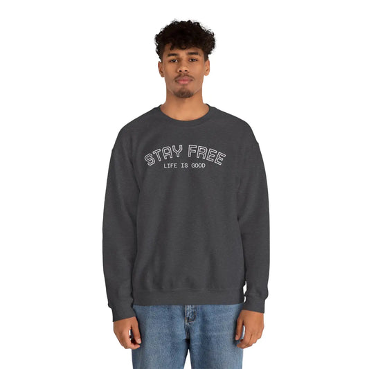 Stay Free Graphic Crewneck Sweatshirt