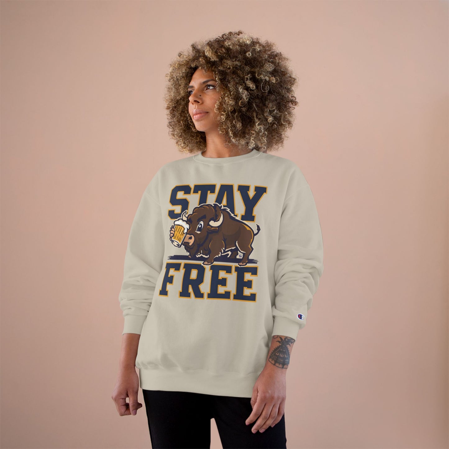 Stay Free Buffalo Champion Crewneck