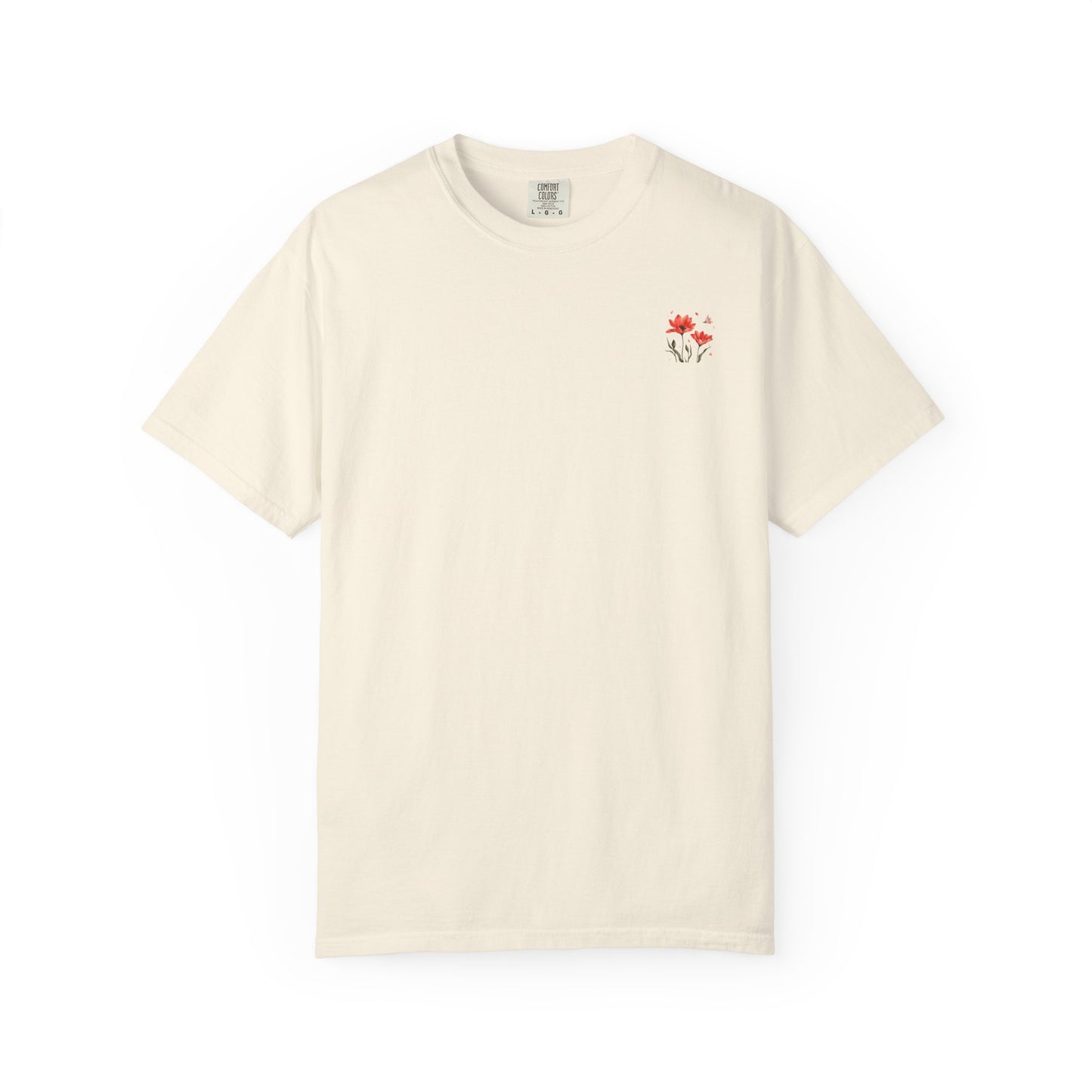 Artistic Flower Graphic T