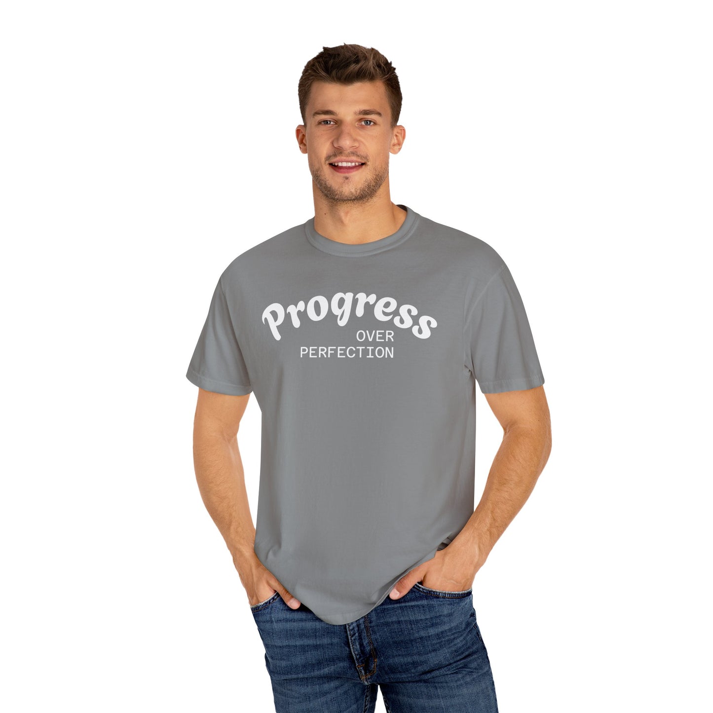 Progress Over Perfection Inspirational Tee