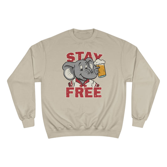 Stay Free Elephants Champion Crewneck