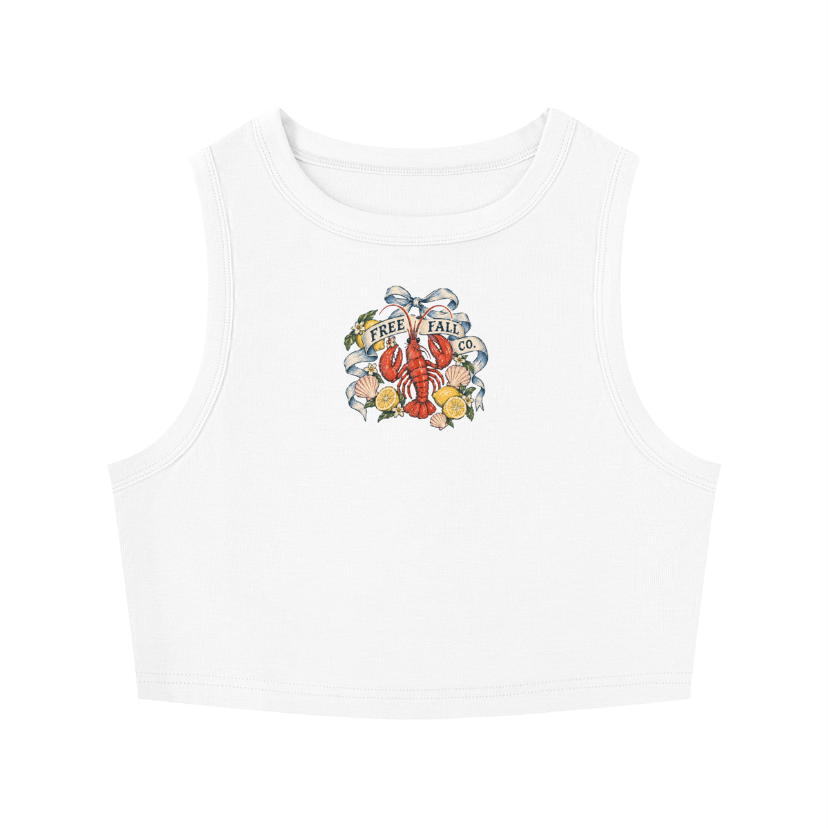 Women's Tight Crewneck Crop Tank Top