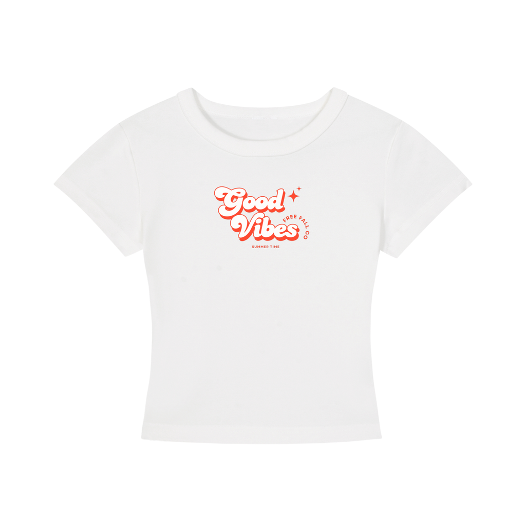good Vibes Women's Cropped T-Shirt