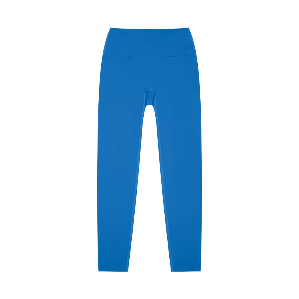 Colorful Blue High-Waisted Yoga Leggings