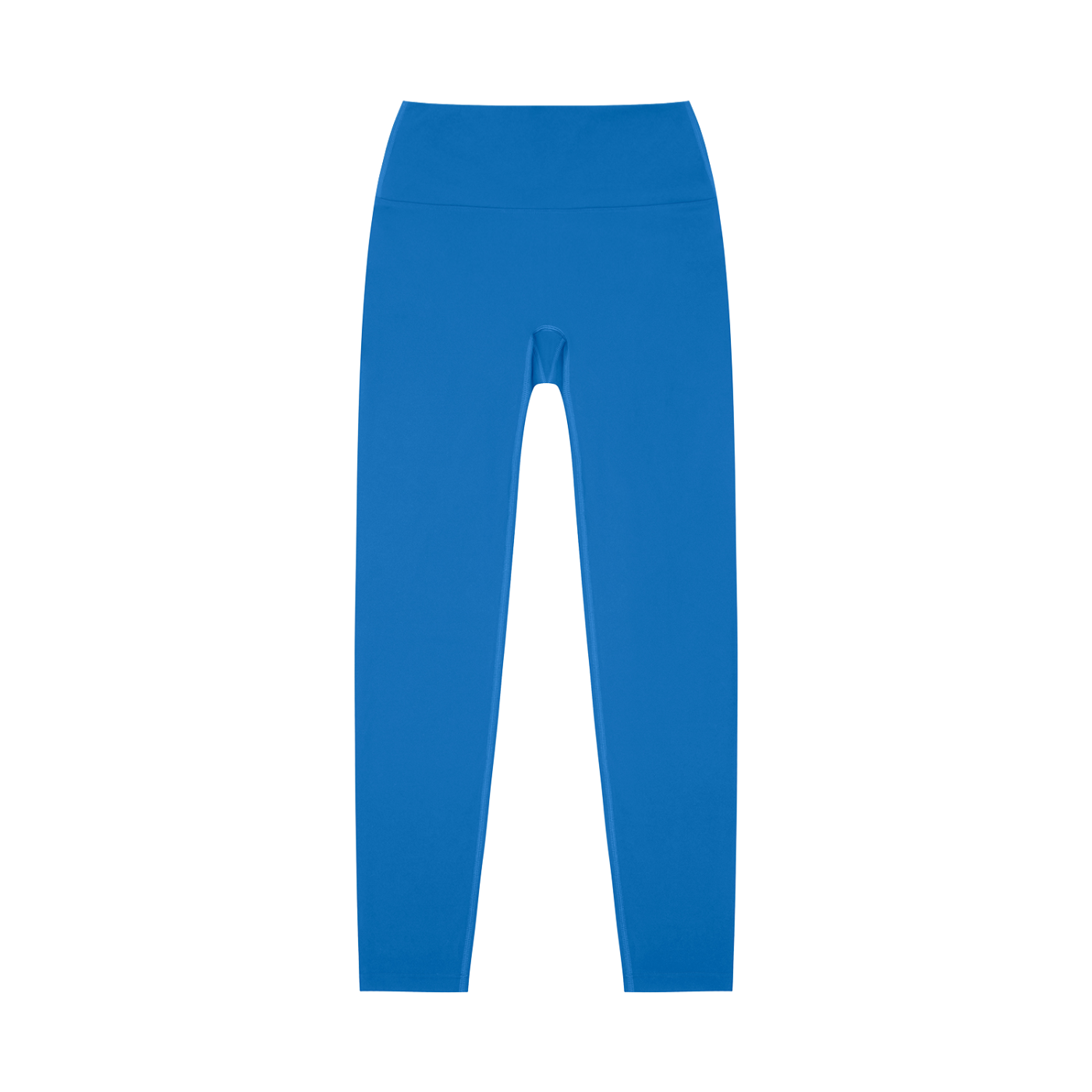 Colorful Blue High-Waisted Yoga Leggings