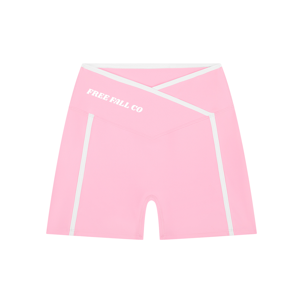 Women’s High Rise Color Block Yoga Shorts