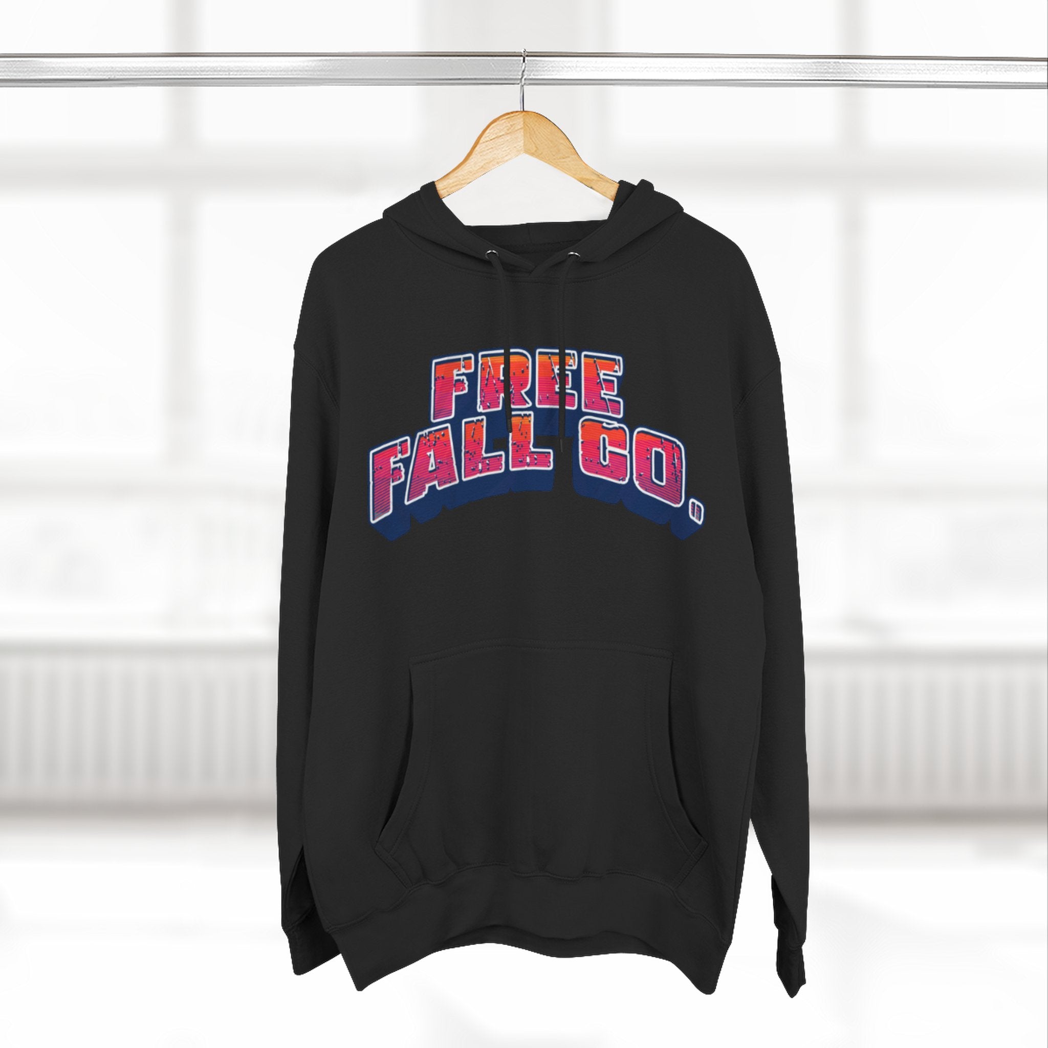 Free Fall Co. Retro Logo Hoodie - Vintage