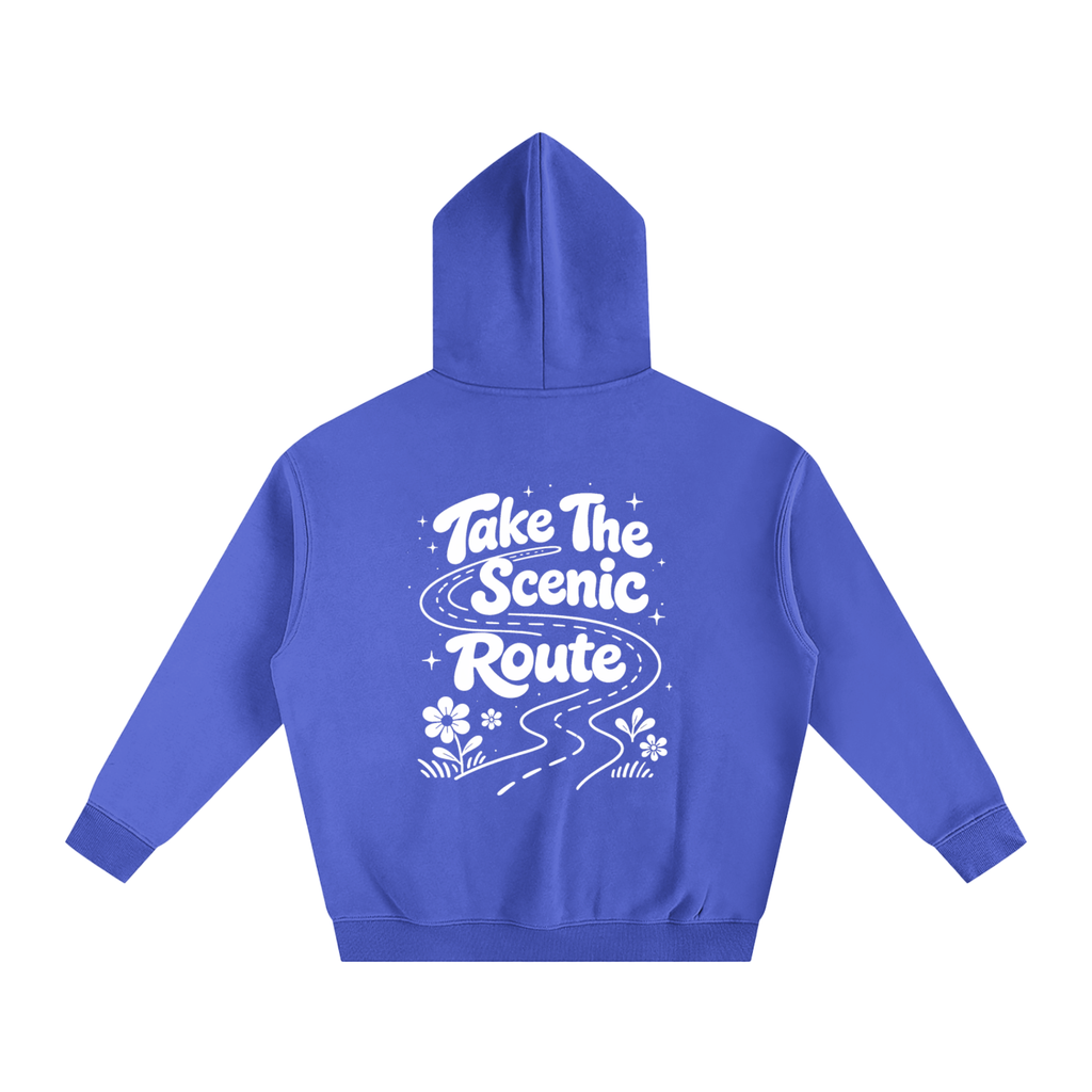 Take The Scenic Route Heavy Fleeced Hoodie