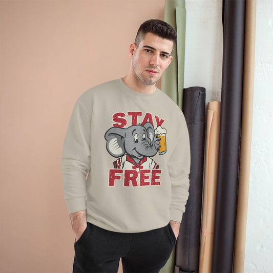 Stay Free Elephants Champion Crewneck