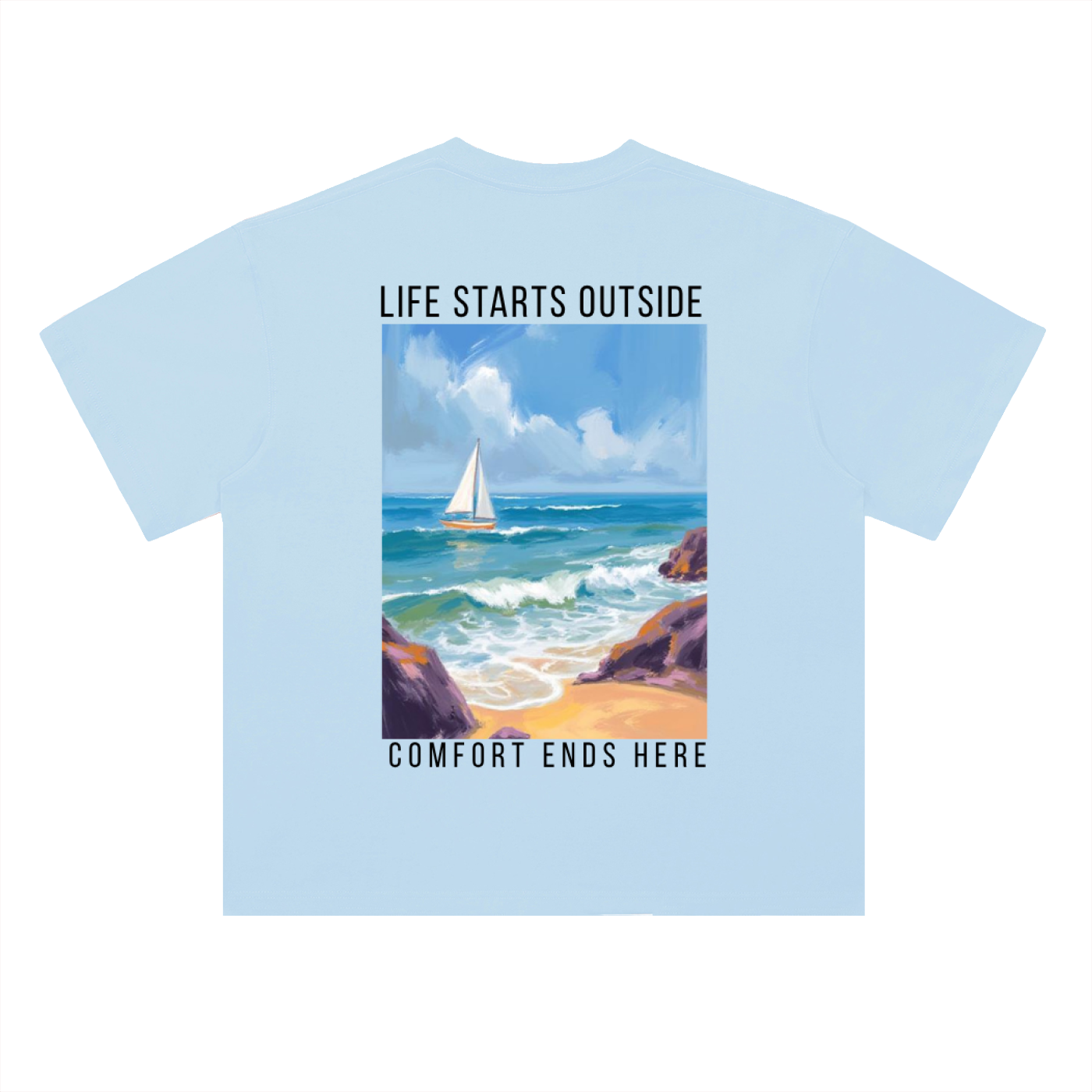 Coastal Sail Tee – Life Starts Outside