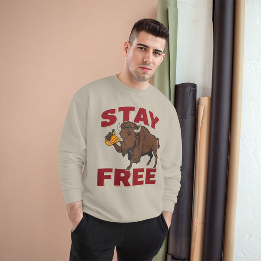 Stay Free Hoosiers Champion Crewneck