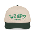 Side Quest Embroidered Retro Green Logo Mid-Profile Hat