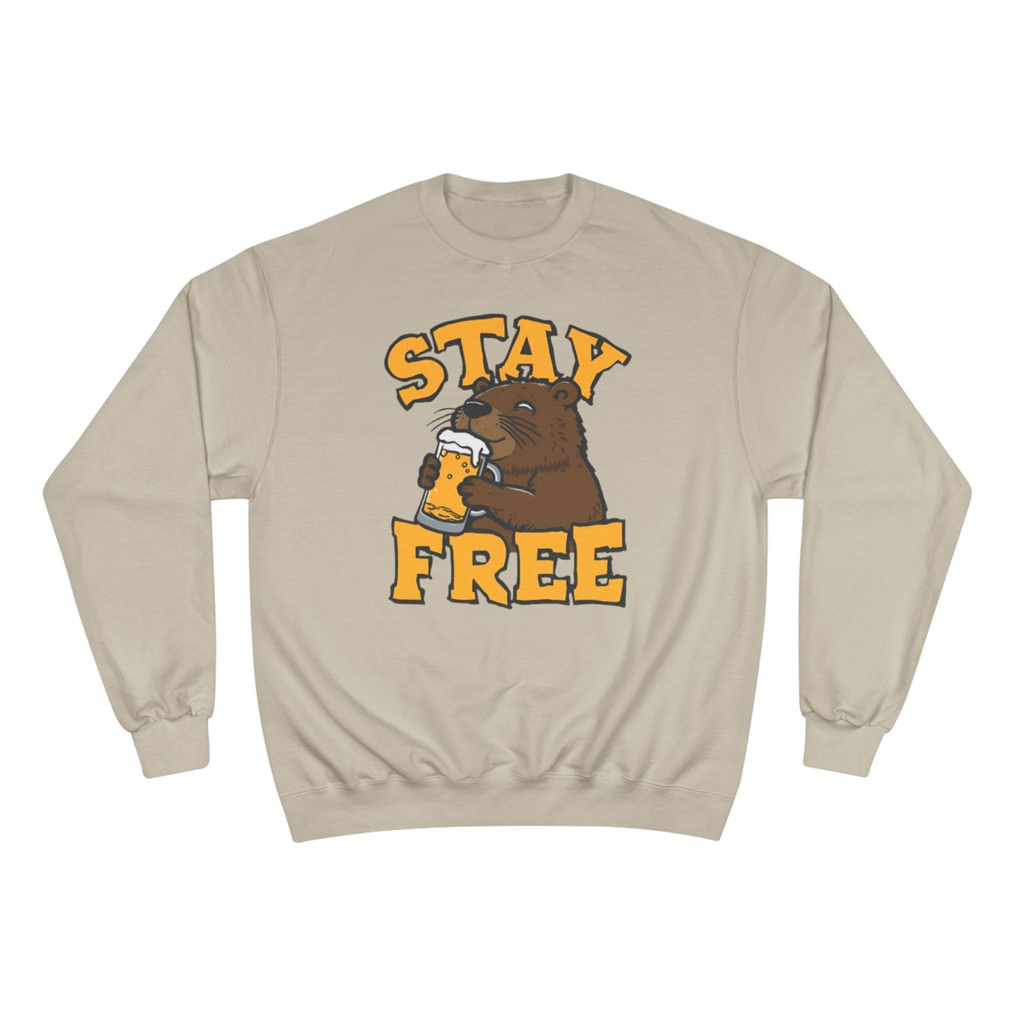 Stay Free Beavers Champion Crewneck