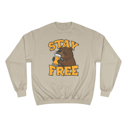 Stay Free Beavers Champion Crewneck