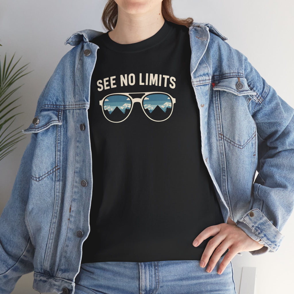 See No Limits Sunglasses Tee — Inspirational Graphic T-Shirt