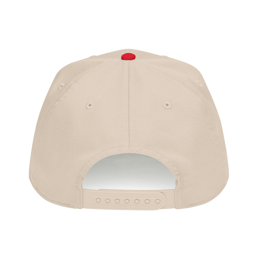 Side Quest Red Hat — Retro Embroidered Adventure Snapback