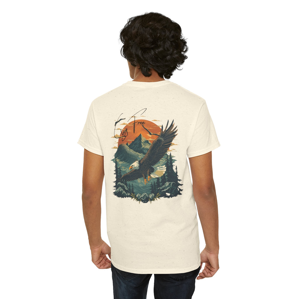 Eagle Sunset Tee — Vintage Mountain Eagle Graphic T‑Shirt