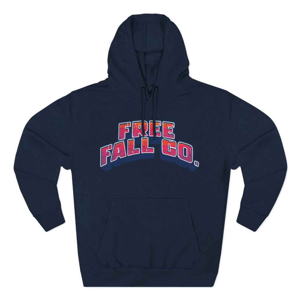 Free Fall Co. Retro Logo Hoodie - Vintage