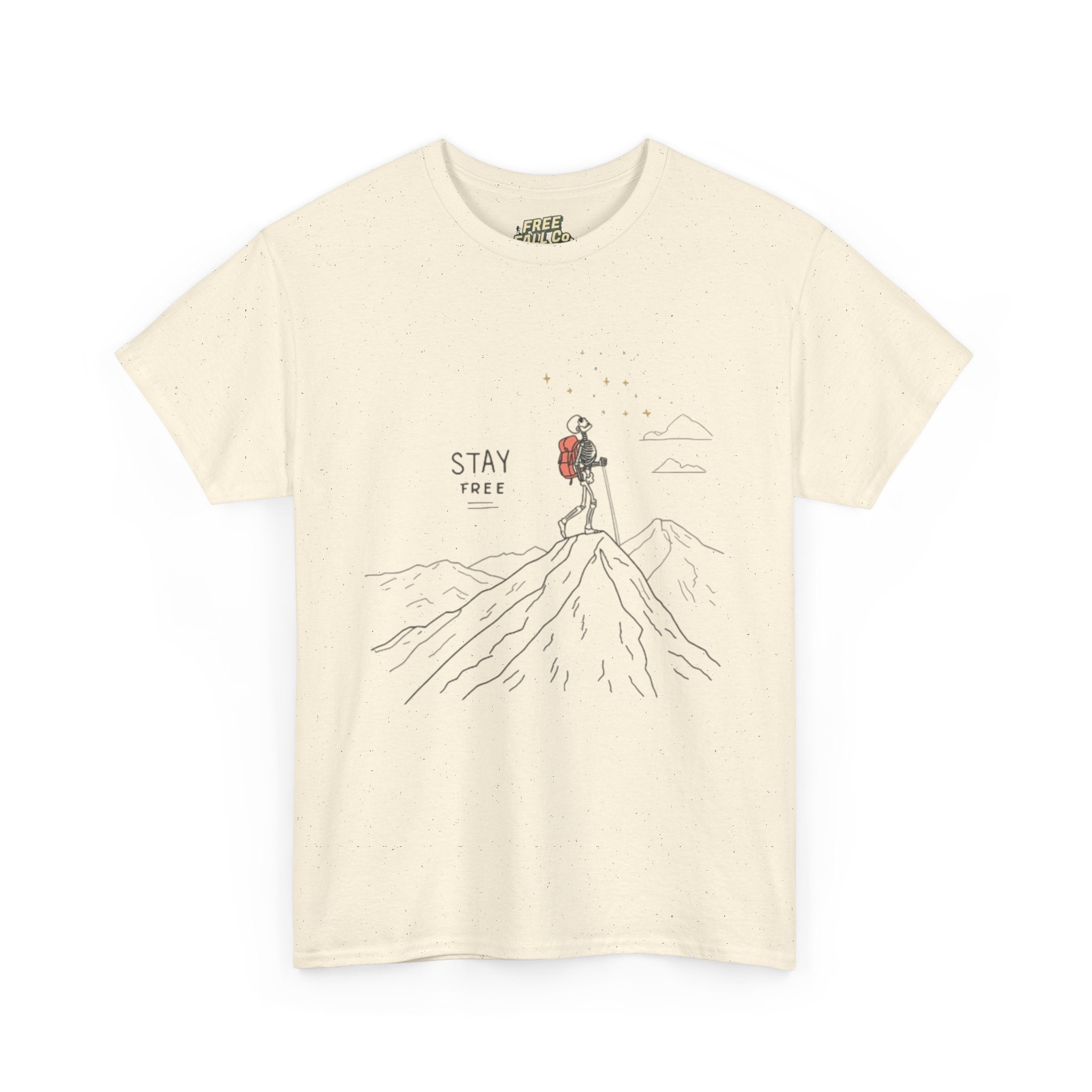 Stay Wild Mountain Tee — Hiker Illustration T-Shirt