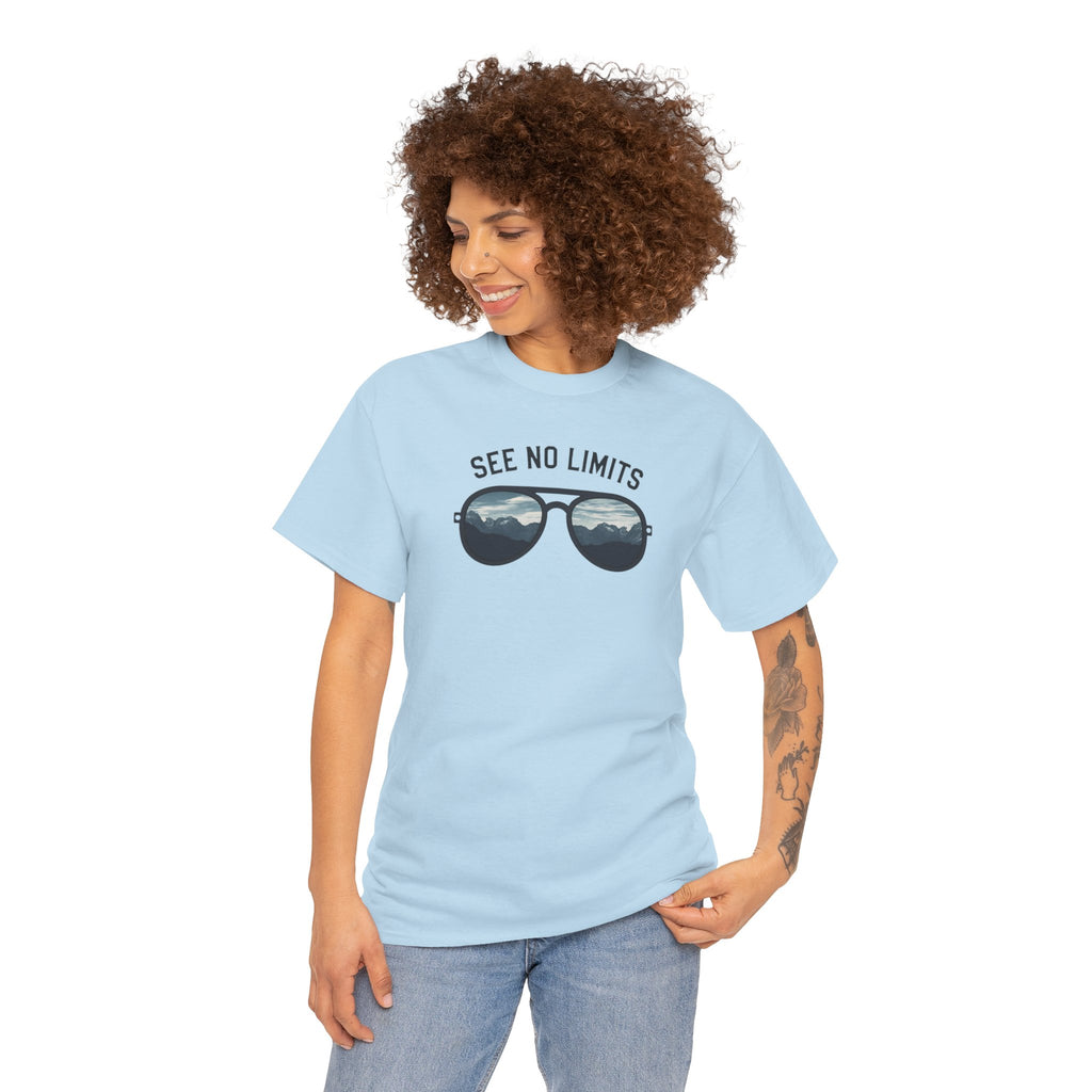 See No Limits Sunglasses Tee — Inspirational Graphic T-Shirt