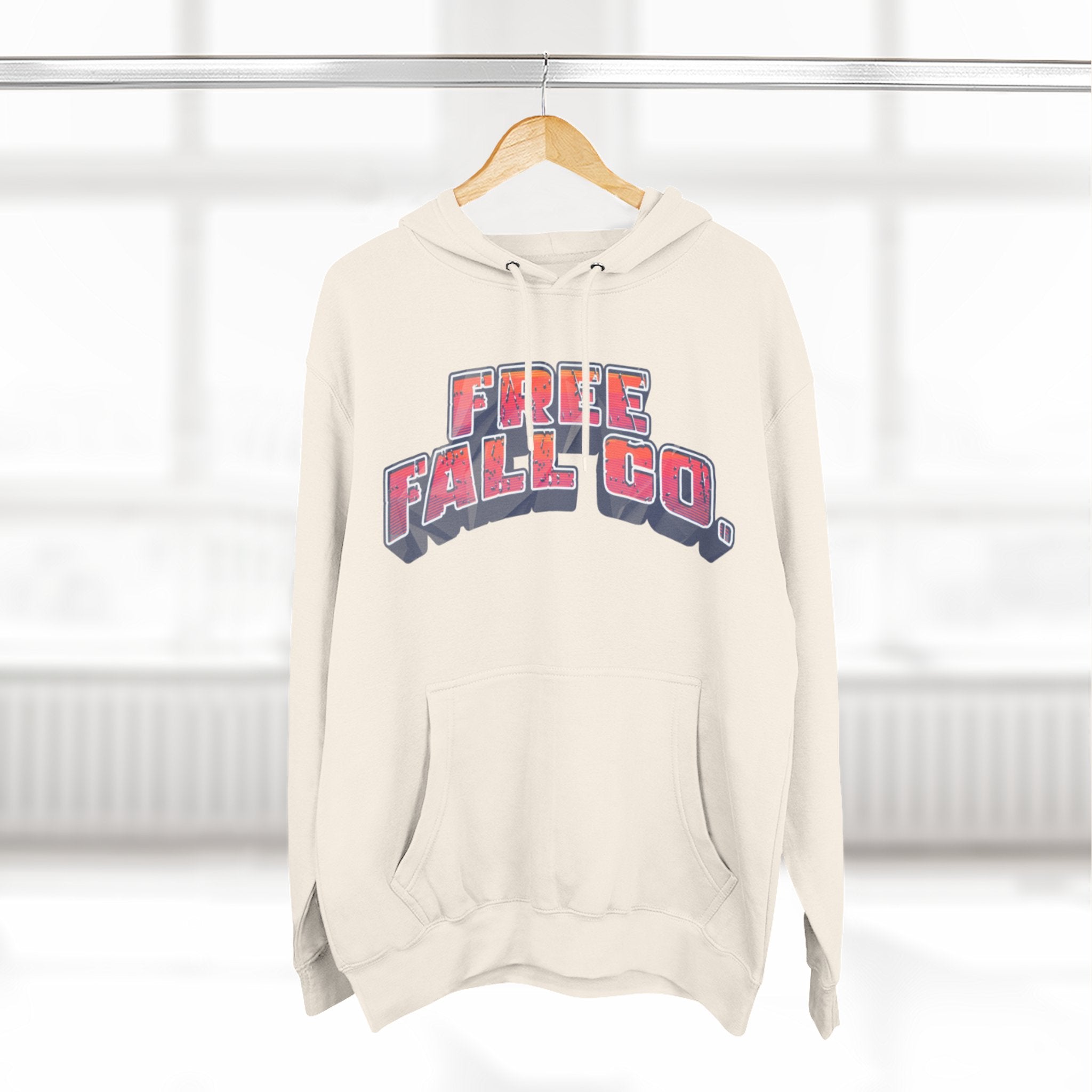 Free Fall Co. Retro Logo Hoodie - Vintage