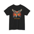 Stay Free Tee — Vintage Skeleton Wings Mountain Graphic T-Shirt