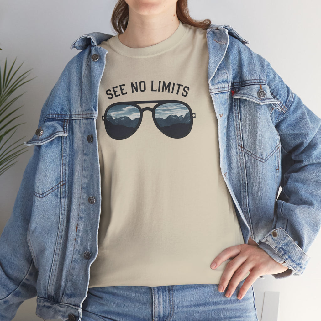 See No Limits Sunglasses Tee — Inspirational Graphic T-Shirt