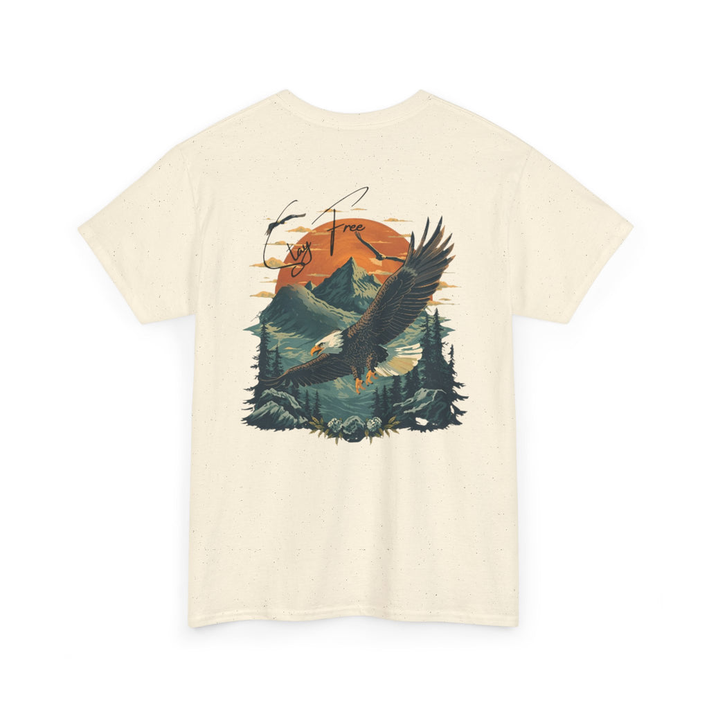 Eagle Sunset Tee — Vintage Mountain Eagle Graphic T‑Shirt