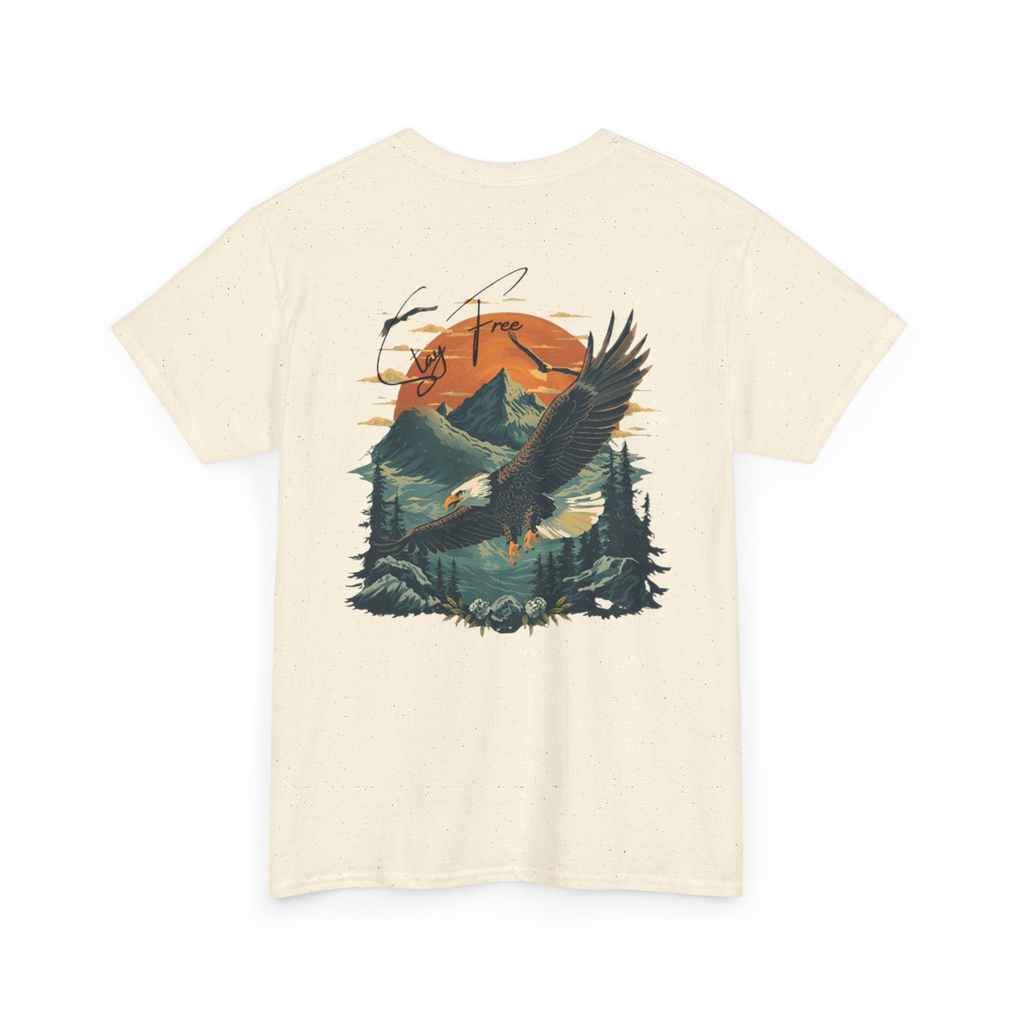 Eagle Sunset Tee — Vintage Mountain Eagle Graphic T‑Shirt