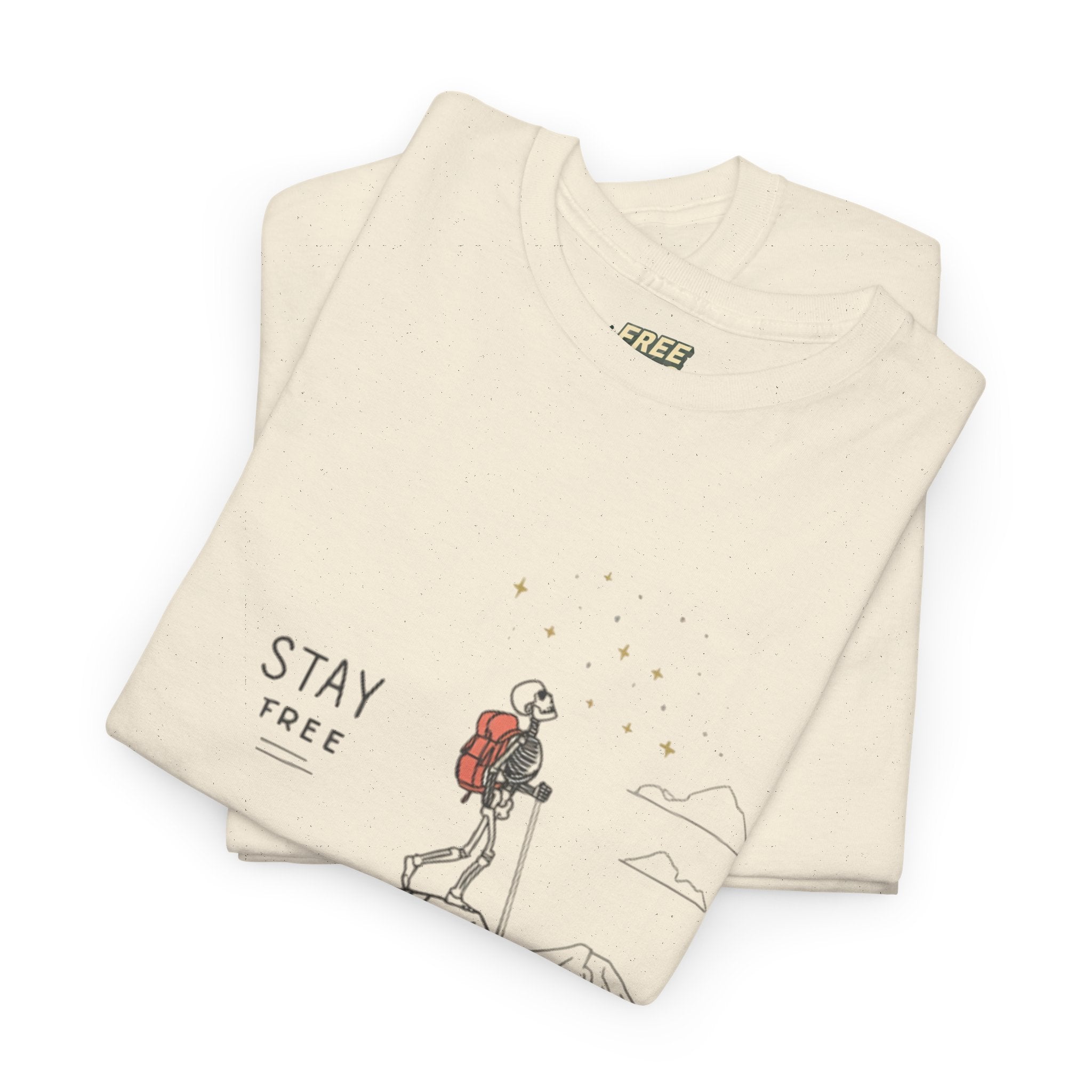 Stay Wild Mountain Tee — Hiker Illustration T-Shirt
