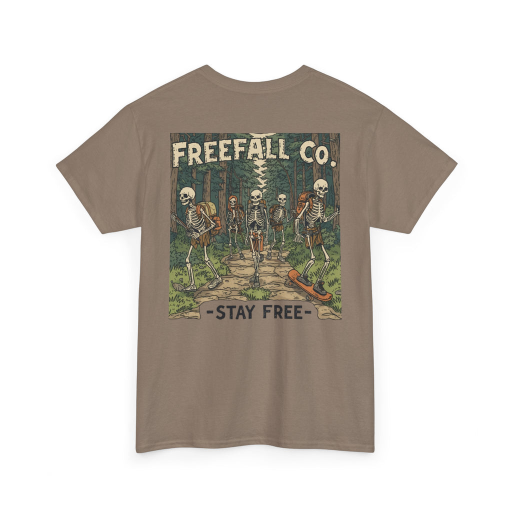 Freefall Co. 'Stay Free' Skeleton Crew Hiking Tee