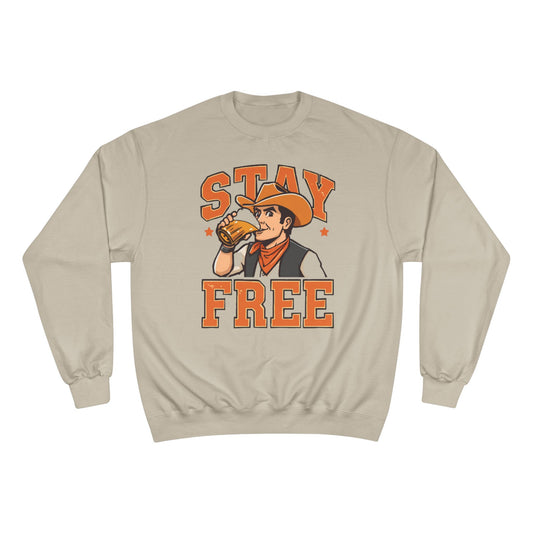 Stay Free Cowboys Champion Crewneck