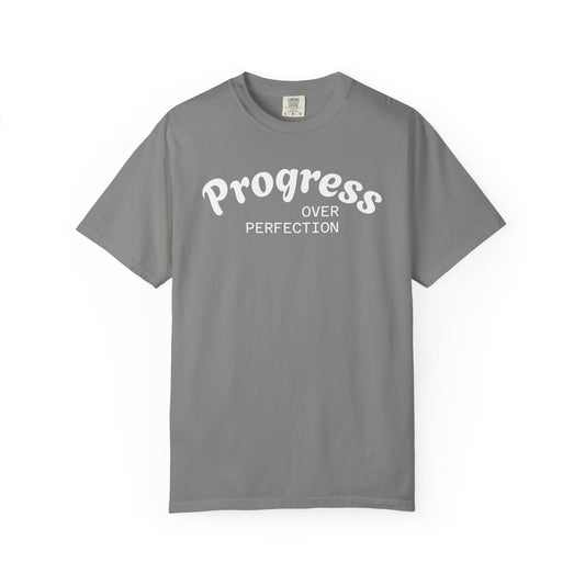 Progress Over Perfection Inspirational Tee
