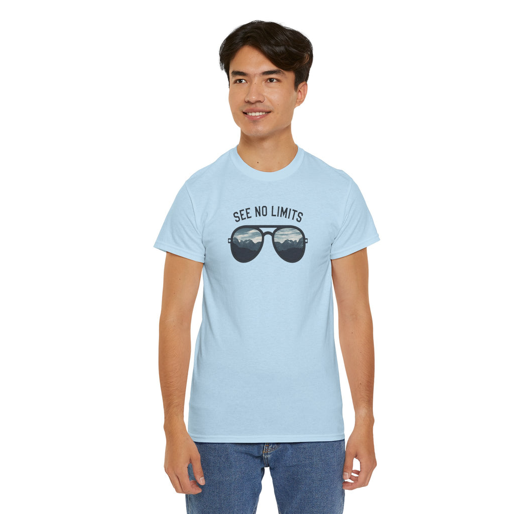 See No Limits Sunglasses Tee — Inspirational Graphic T-Shirt