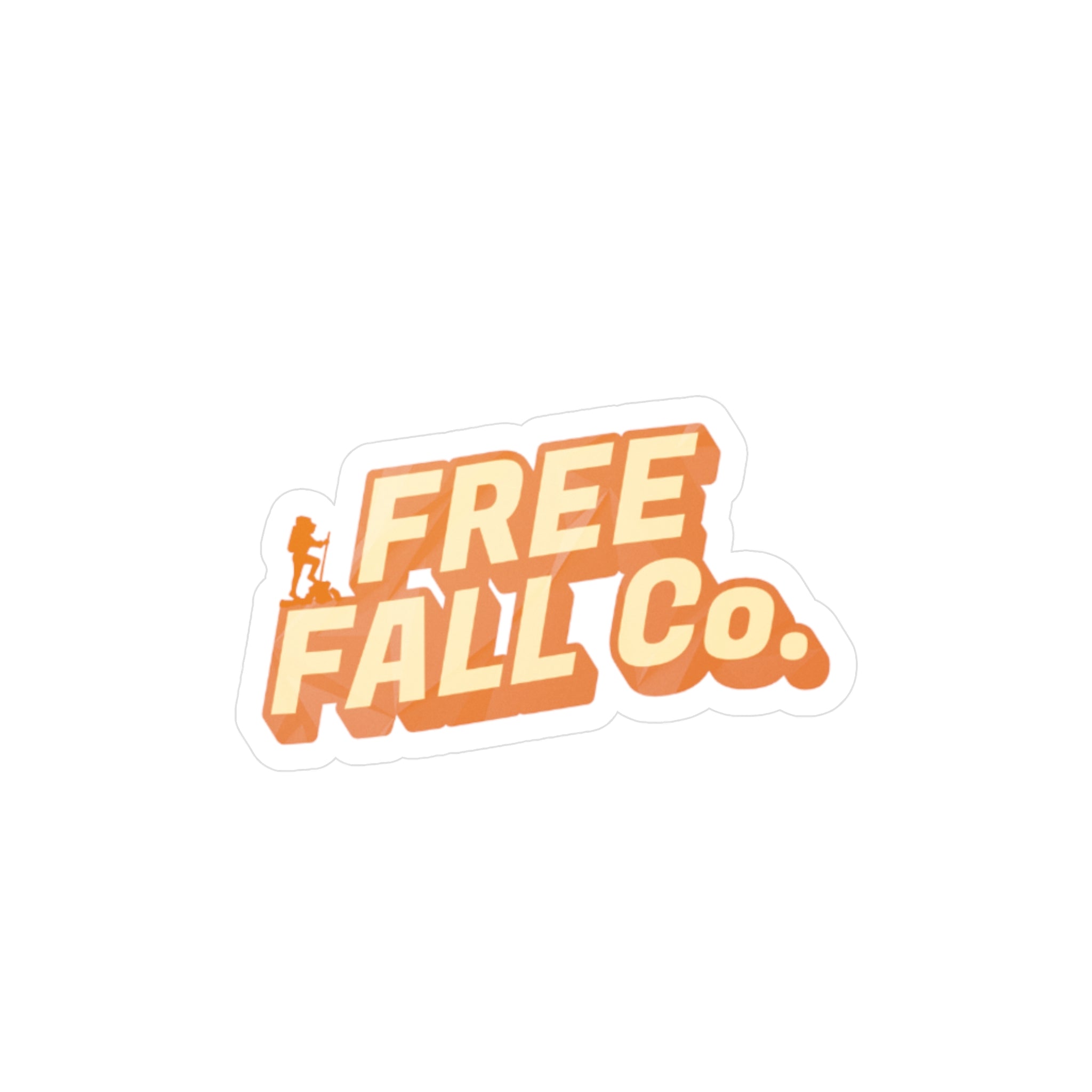 Free Fall Co. Vinyl Sticker — Kiss-Cut Outdoor Decal