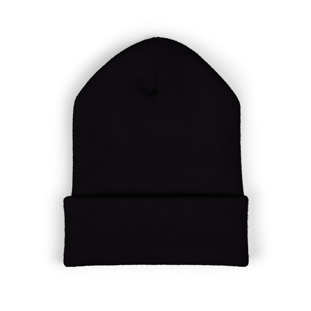 Embroidered 'Free Fall Co.' Cuffed Beanie — Cozy Knit Winter Hat