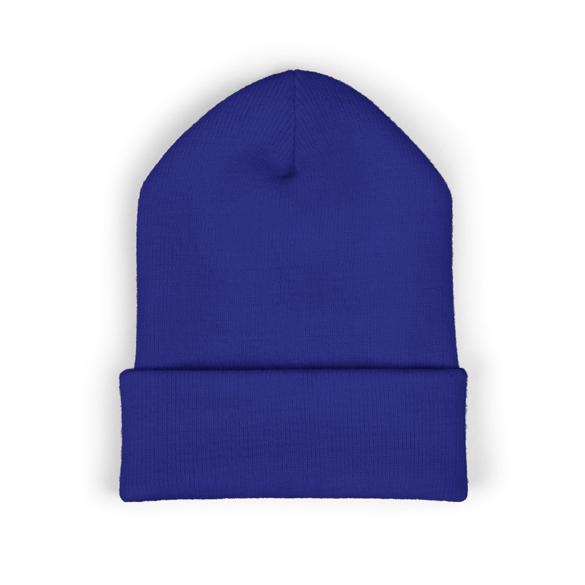 Embroidered 'Free Fall Co.' Cuffed Beanie — Cozy Knit Winter Hat