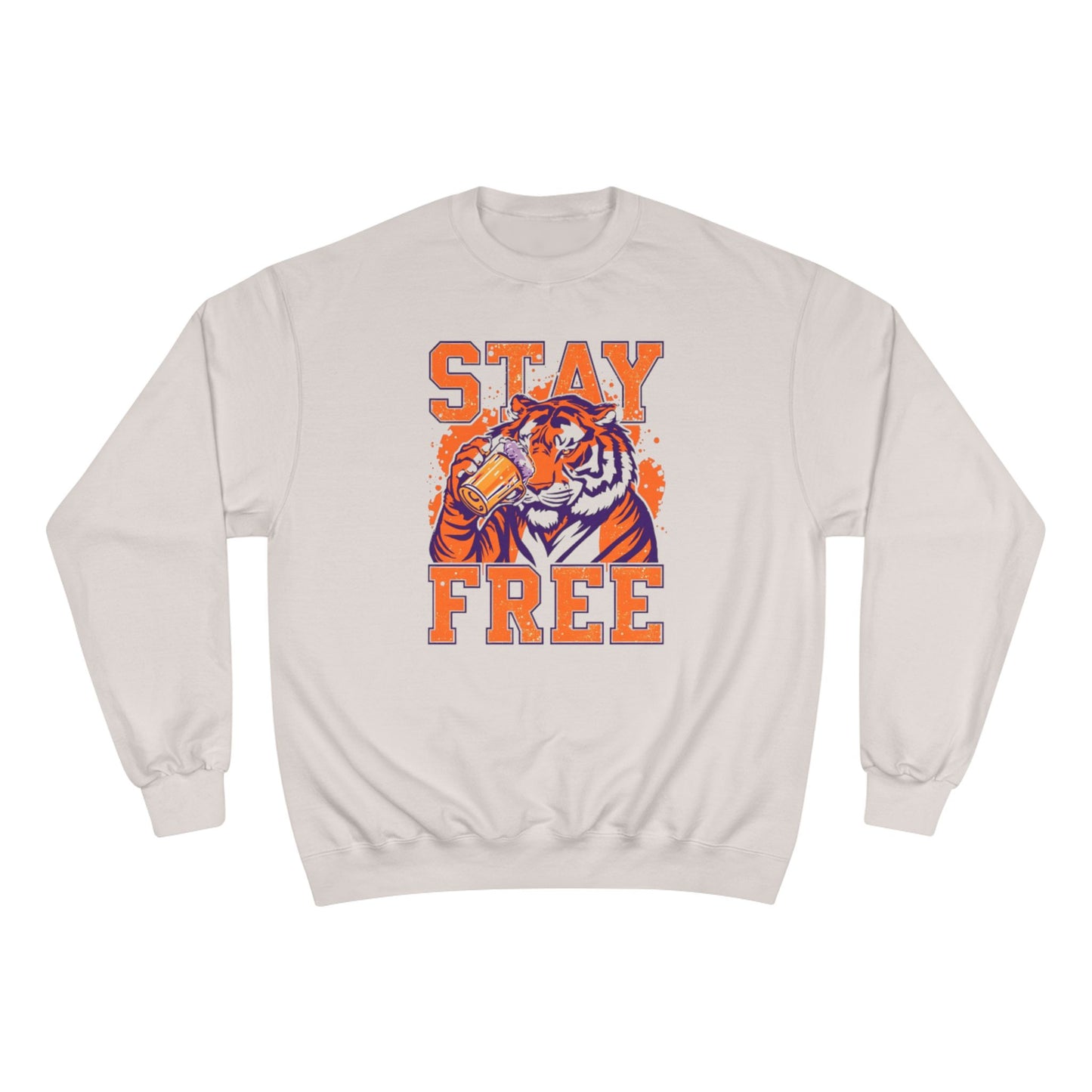 Stay Free Tigers Champion Crewneck