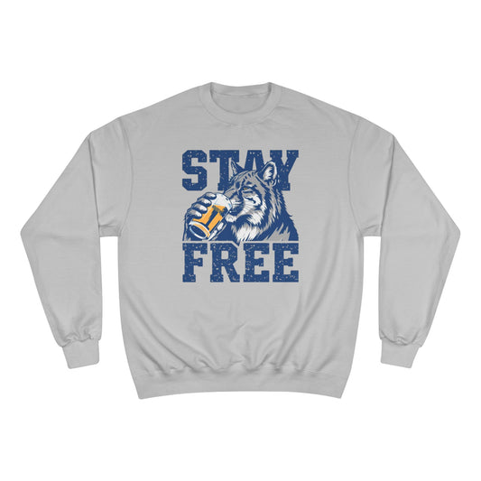 Stay Free Blue Wildcat Champion Crew