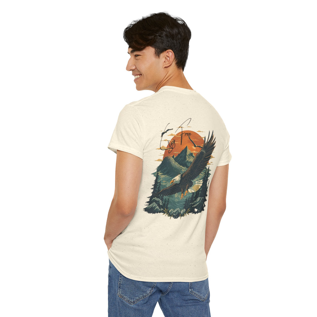 Eagle Sunset Tee — Vintage Mountain Eagle Graphic T‑Shirt