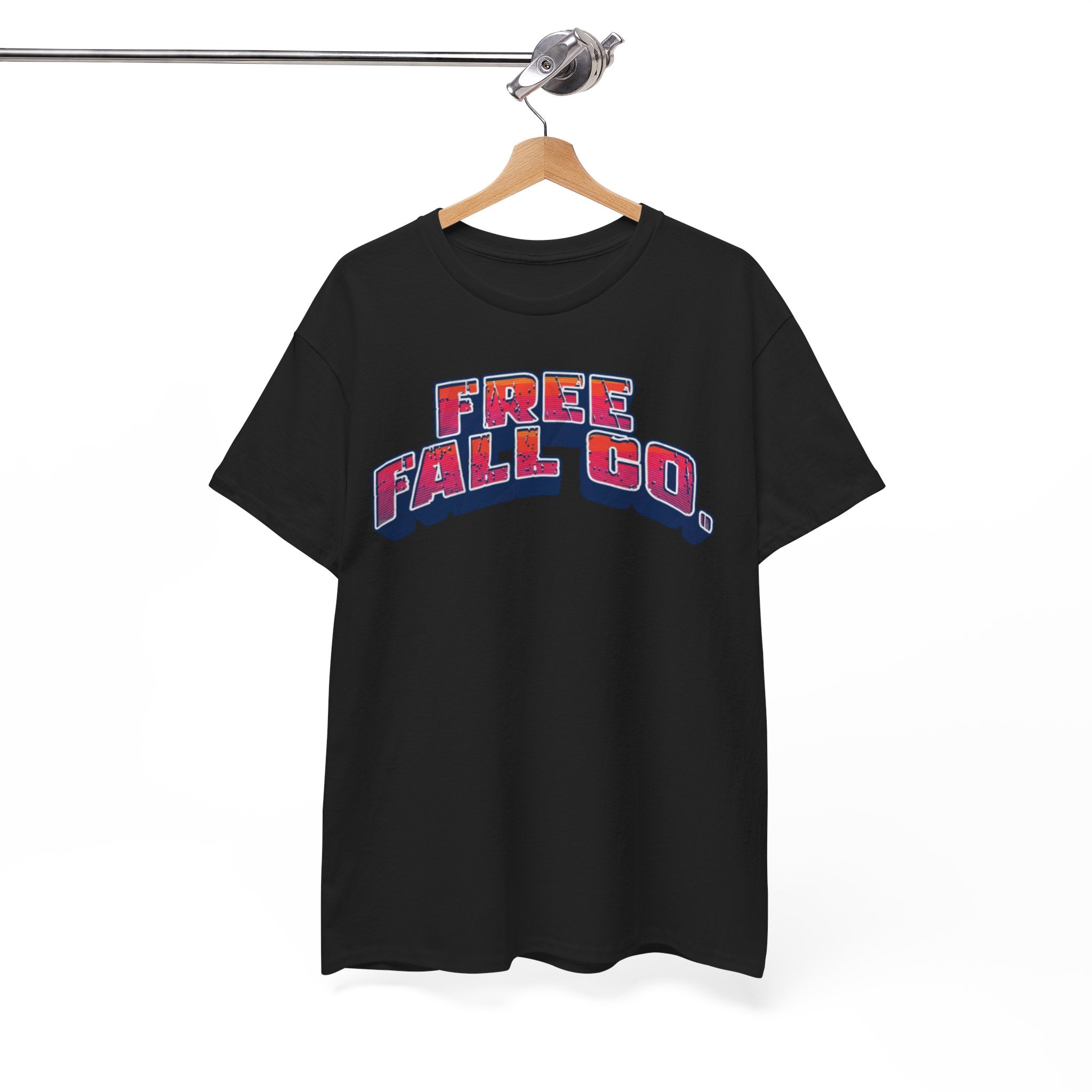 Free Fall Co. Graphic Tee — Retro Surf/Vintage Logo T-Shirt