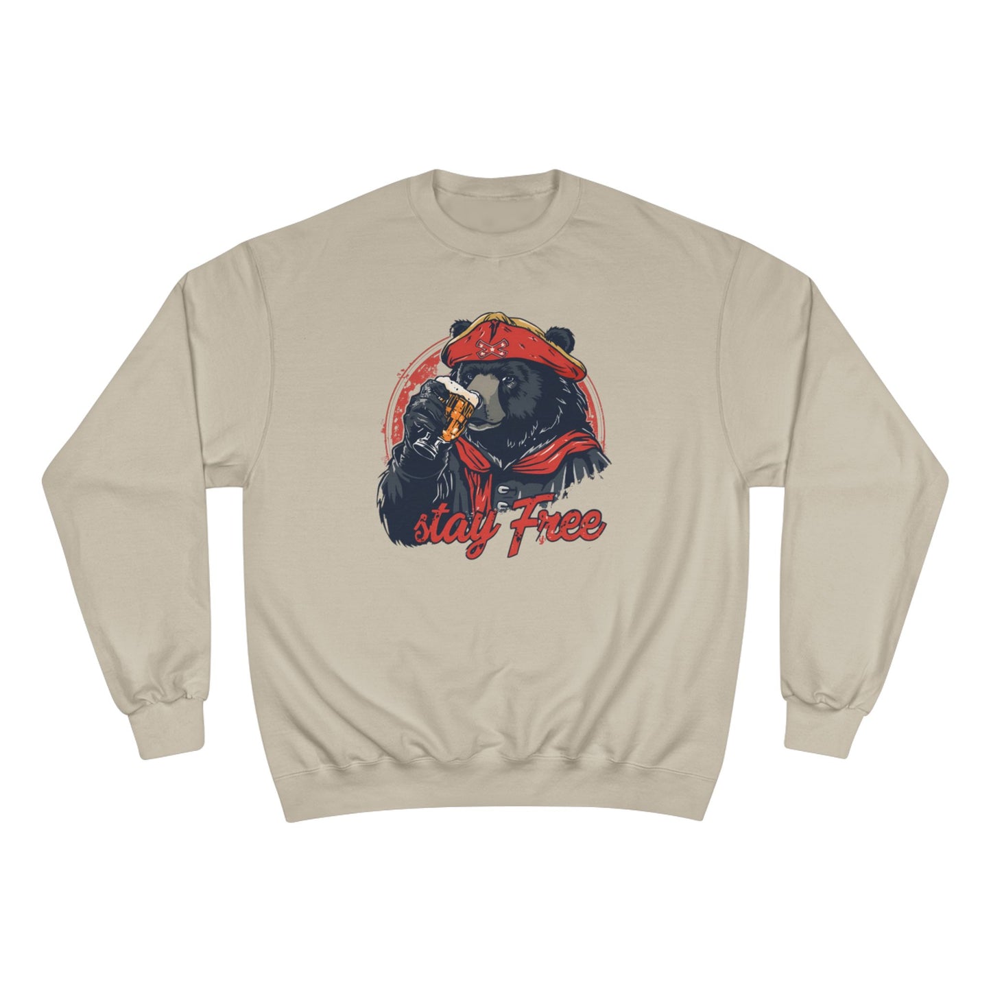 Stay Free Rebel Bears Champion Crewneck