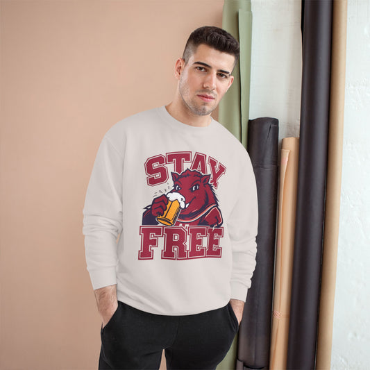 Stay Free Boars Champion Crewneck