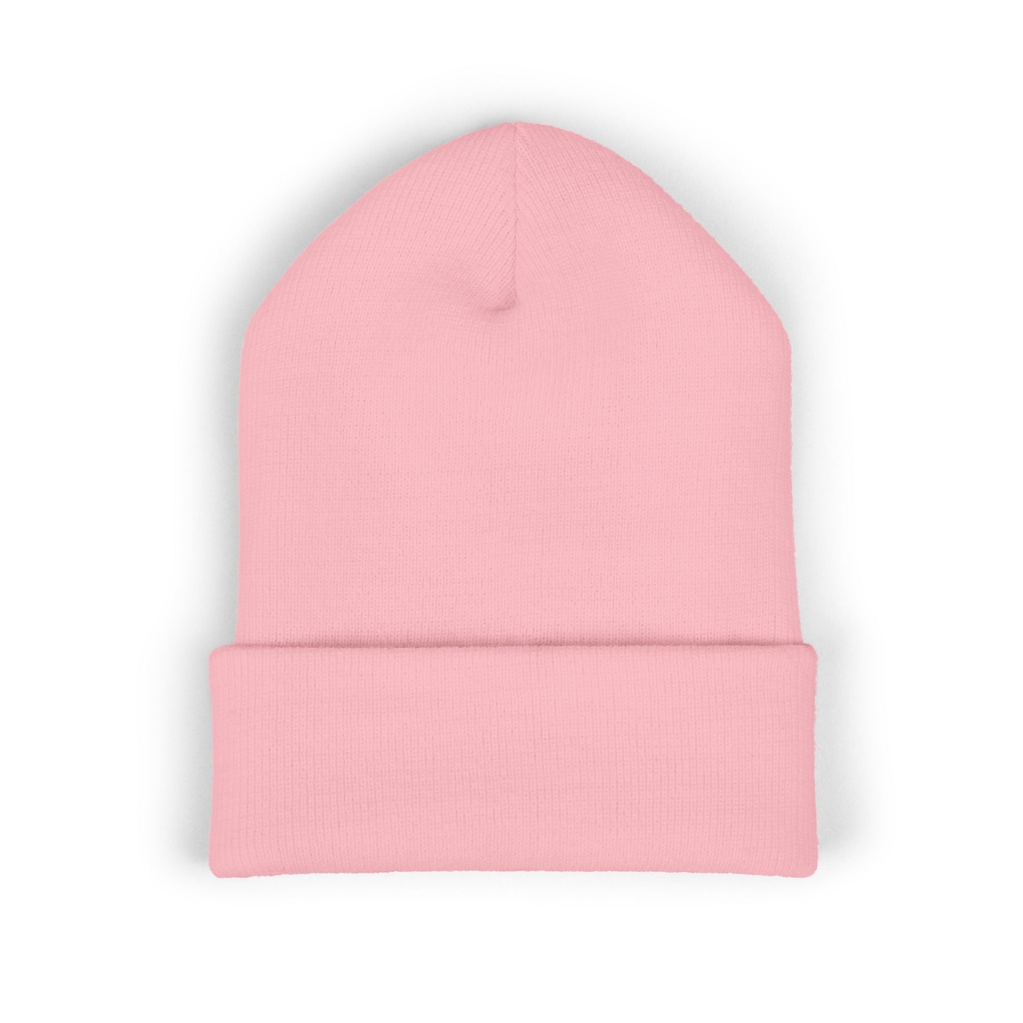 Embroidered 'Free Fall Co.' Cuffed Beanie — Cozy Knit Winter Hat