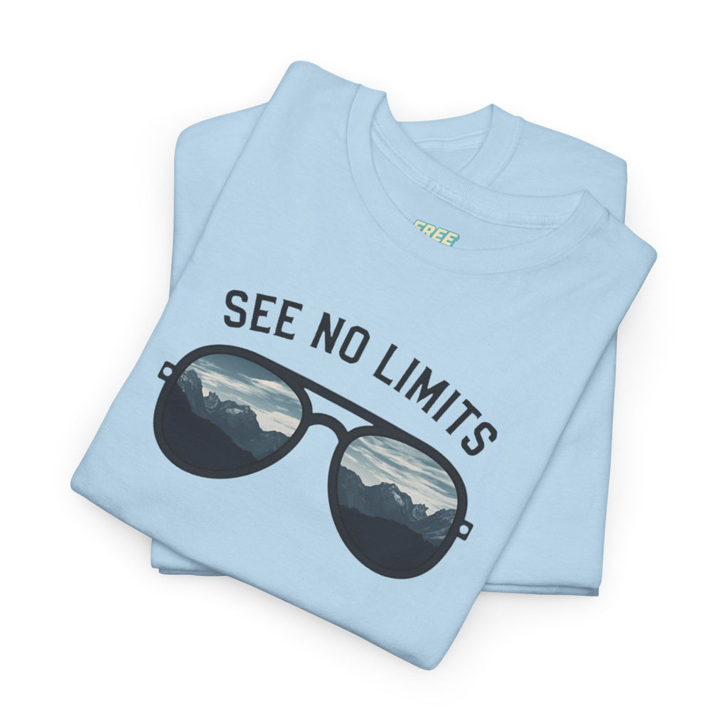 See No Limits Sunglasses Tee — Inspirational Graphic T-Shirt