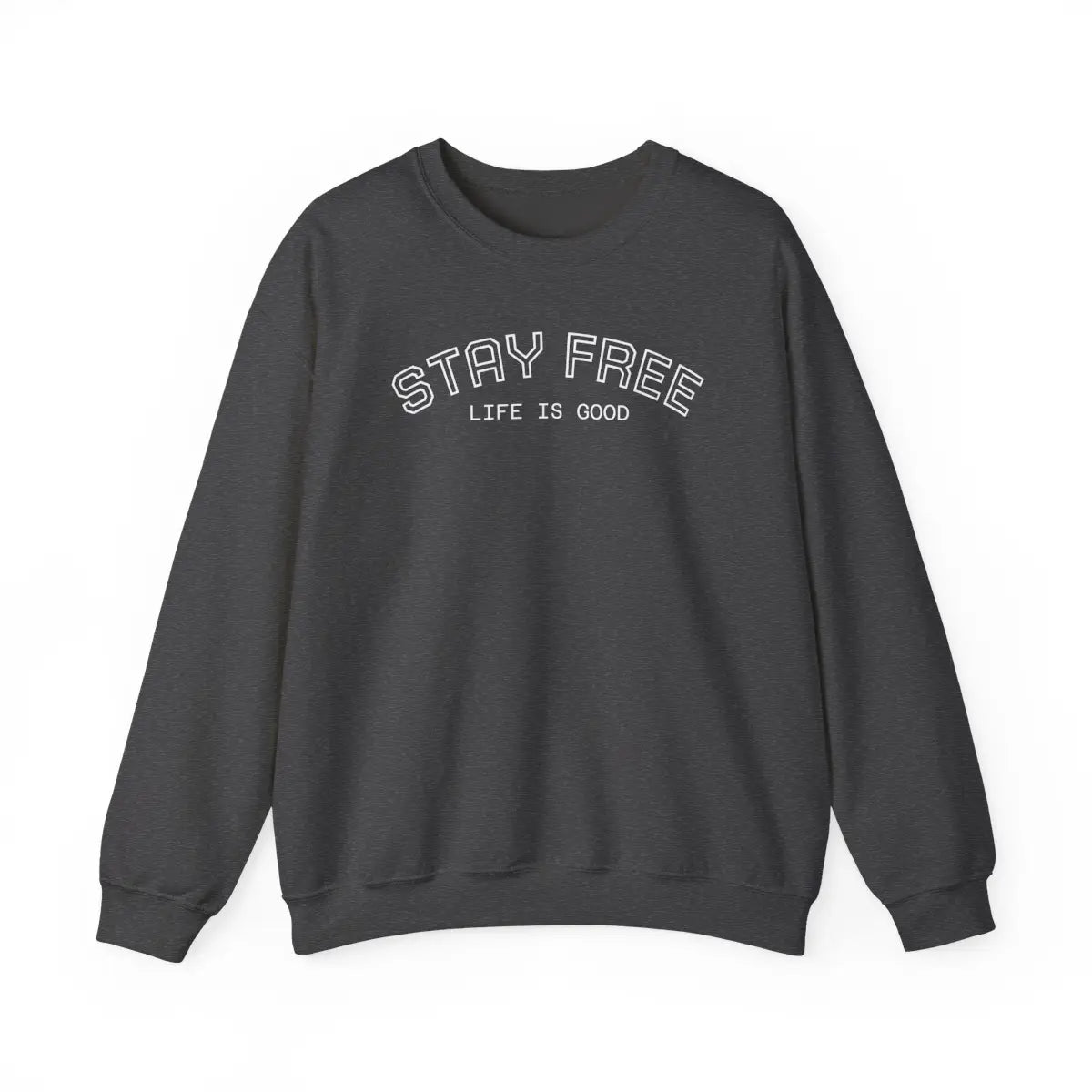 Stay Free Graphic Crewneck Sweatshirt